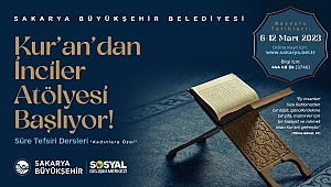 SGM’den Kadınlara Yönelik Atölye; Kur’an’dan İnciler Atölyesine Kayıtlar Başladı