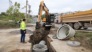Büyükşehir’den Serdivan’a Güçlü Altyapı Ağına Yeni Yağmursuyu Hattı