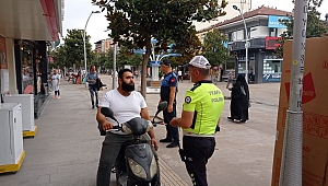 Akyazı’da Motosiklet Denetimi Yapıldı