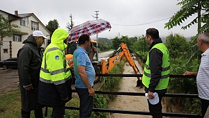 Aşırı Kuvvetli Yağışa Büyükşehir Belediyesi’nden Anında Müdahale