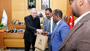 Başkan Yüce’den İş Birliği Mesajı; “Modern Dünyanın Gelişmiş Şehirleri Olma Yolunda Birlikte Çalışacağız”