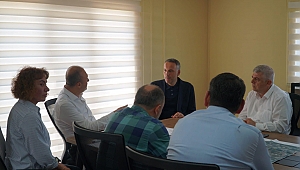 Bölgedeki Çalışmalar Görüşüldü