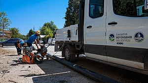 Büyükşehir Belediyesi'nden Akyazı'nın Altyapısına Aynı Anda 3 Yeni Proje