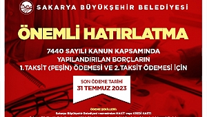 Büyükşehir Kamu Borçlarına Dair Uyardı; Son Tarih 31 Temmuz