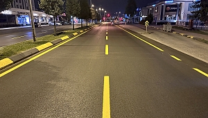 Büyükşehir Mehmet Akif Ersoy Caddesinde İşlemleri Tamamladı