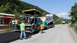 Sapanca Akçay’da asfalt işlemleri başladı