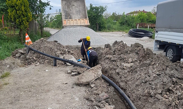 Büyükşehir Ferizli’de 2 Bin Metrelik Hattı Yeniledi