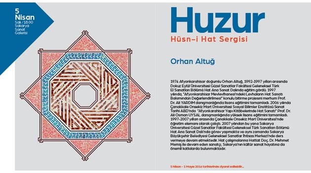 Hüsn-i Hat Sergisi Galeri’de