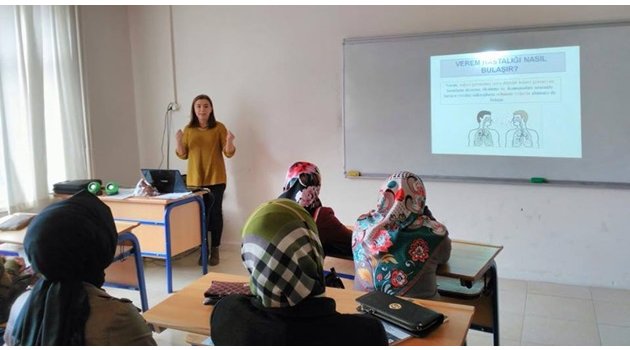 Kaynarca'da ' Verem Eğitim ve Propaganda' Semineri Verildi