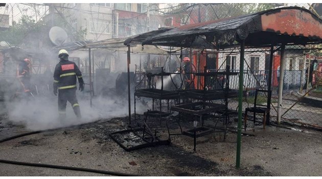 Lunapark’ta Korkutan Yangın