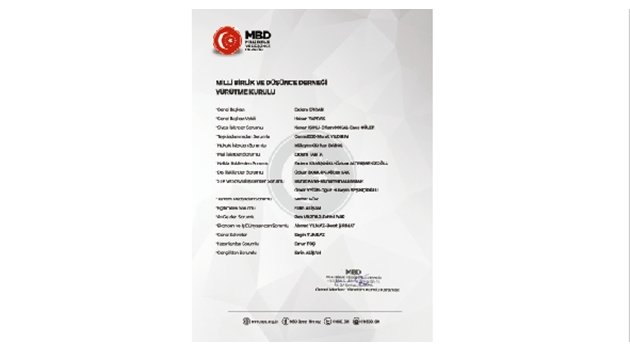 MBD’de Yönetim Belirlendi