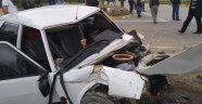 Akyazı'da Trafik Kazası! 2 Yaralı