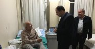 Başkan Kaya Hastanede Yatan Hastaları Ziyaret Etti