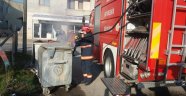 Çöp Bidonu Yangını İtfaiyeyi Harekete Geçirdi