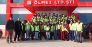 Geleceğin İnşaat Mühendisleri Ölmez Çelik'i Ziyaret Etti
