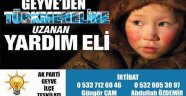 Geyve AK Parti'den Bayırbucak'a Yardım Kampanyası