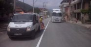 Geyve'de Yol Çizgileri Çiziliyor!