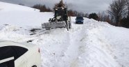  Jandarma Ekipleri Karda Mahsur Kalanları Kurtardı