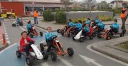 Minikler Trafik Park'ta Eğlendiler