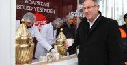 Salep İkramına Yoğun İlgi