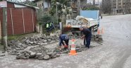 Sapanca’da Parke Taşlı Yollar Titizlikle Onarılıyor