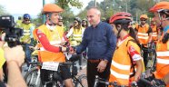 Sapanca’da Sarı Bisikletliler Projesi