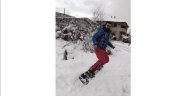 Sokakta Snowboard Yaptı